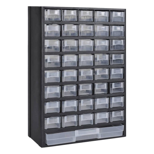 vidaXL 41-Drawer Plastic Storage Cabinet Tool Box, 140305