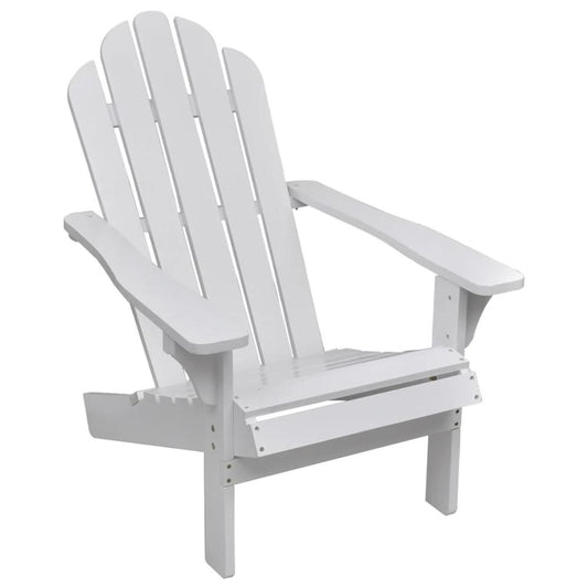 vidaXL Garden Chair Wood White, 40860