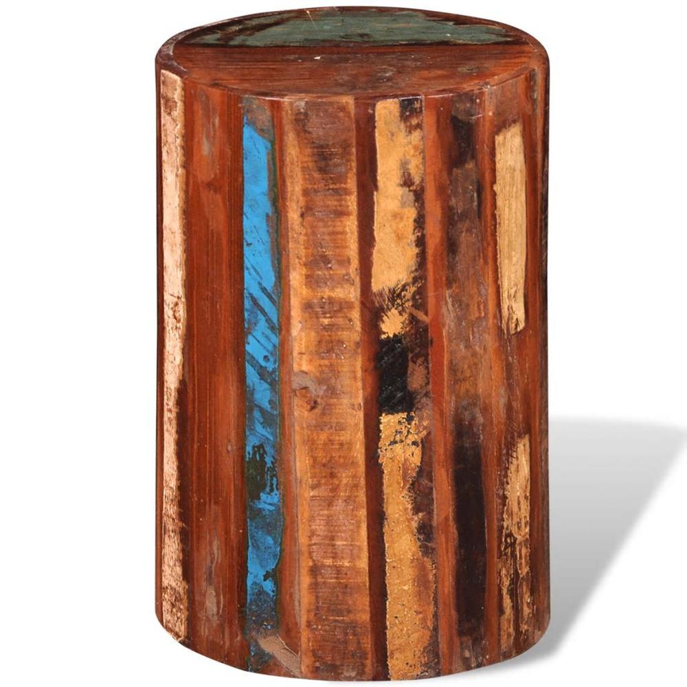 vidaXL Stool Solid Reclaimed Wood, 241628