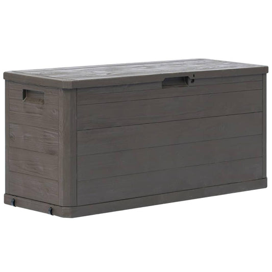 vidaXL Garden Storage Box 74 gal Brown, 45687