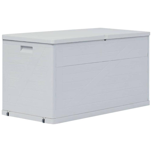 vidaXL Garden Storage Box 111 gal Light Gray, 45691