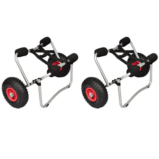 vidaXL Kayak Trolleys 2 pcs Aluminum, 277087