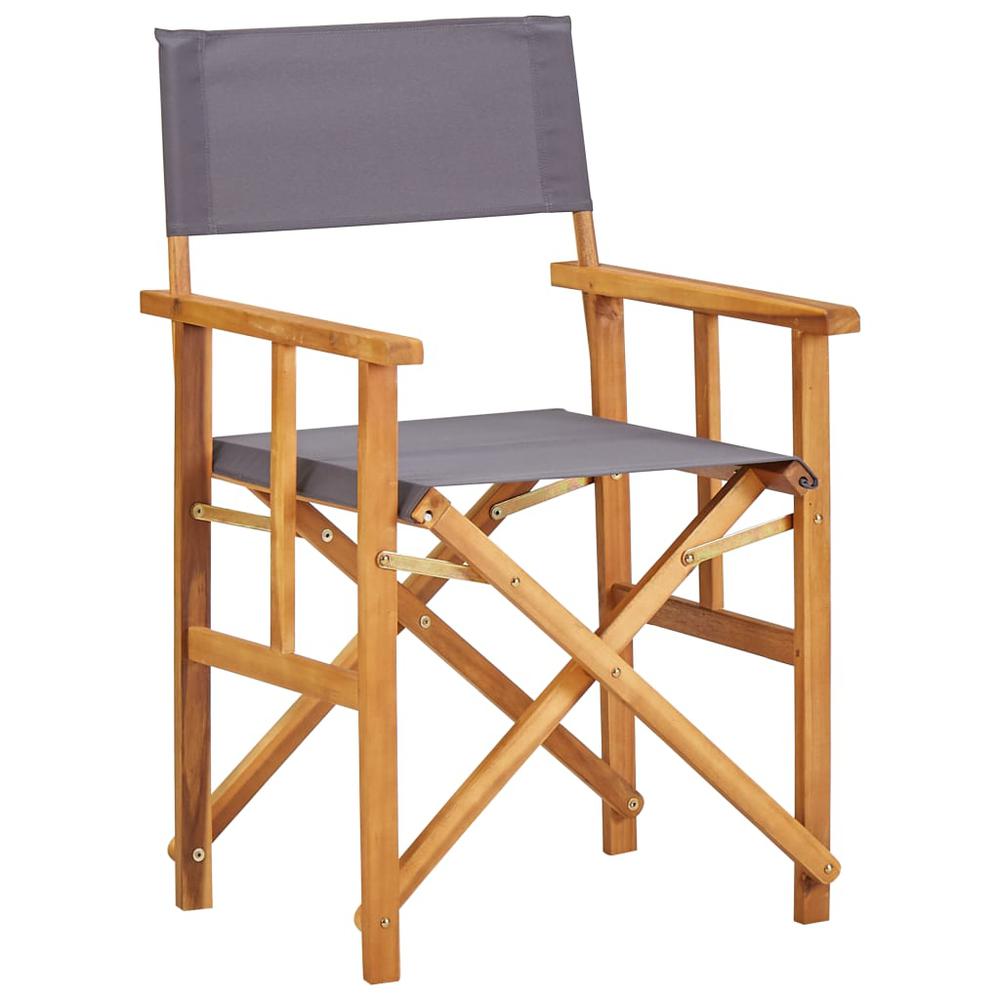 vidaXL Director's Chairs Solid Acacia Wood, 45951