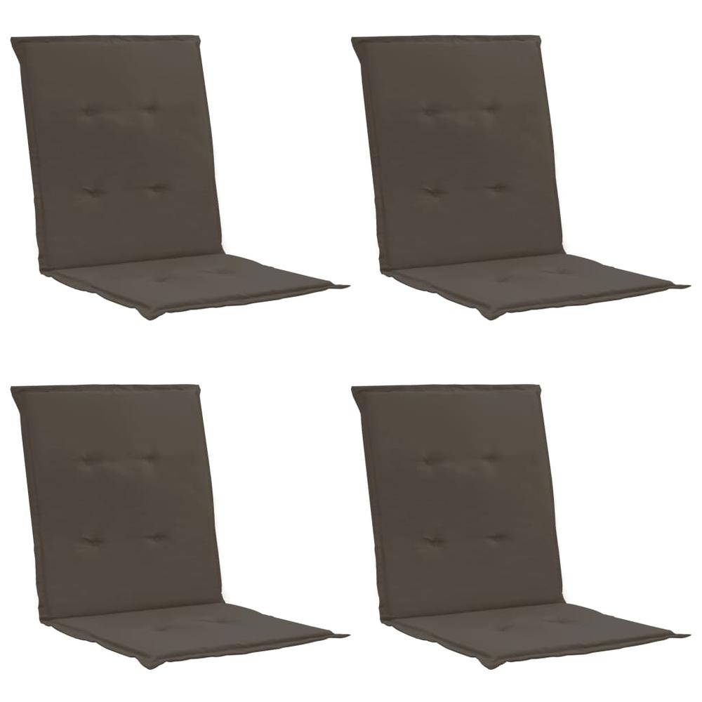 vidaXL Garden Chair Cushions 4 pcs Anthracite 39.4"x19.7"x1.2", 47549