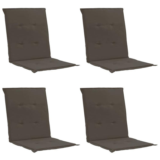 vidaXL Garden Chair Cushions 4 pcs Anthracite 39.4"x19.7"x1.2", 47549