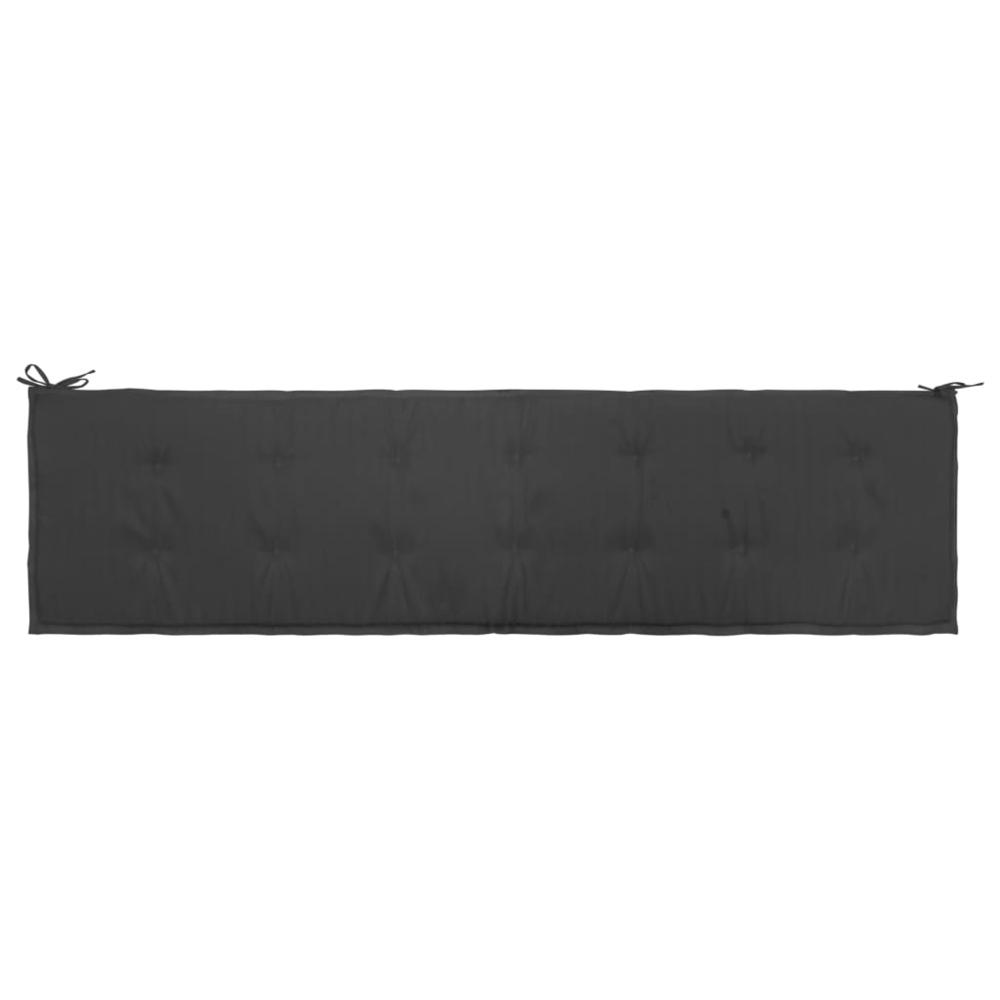 vidaXL Garden Bench Cushion Anthracite 78.7"x19.7"x1.2", 47612