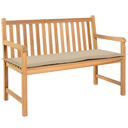 vidaXL Garden Bench Cushion Beige 59.1"x19.7"x1.2", 47627