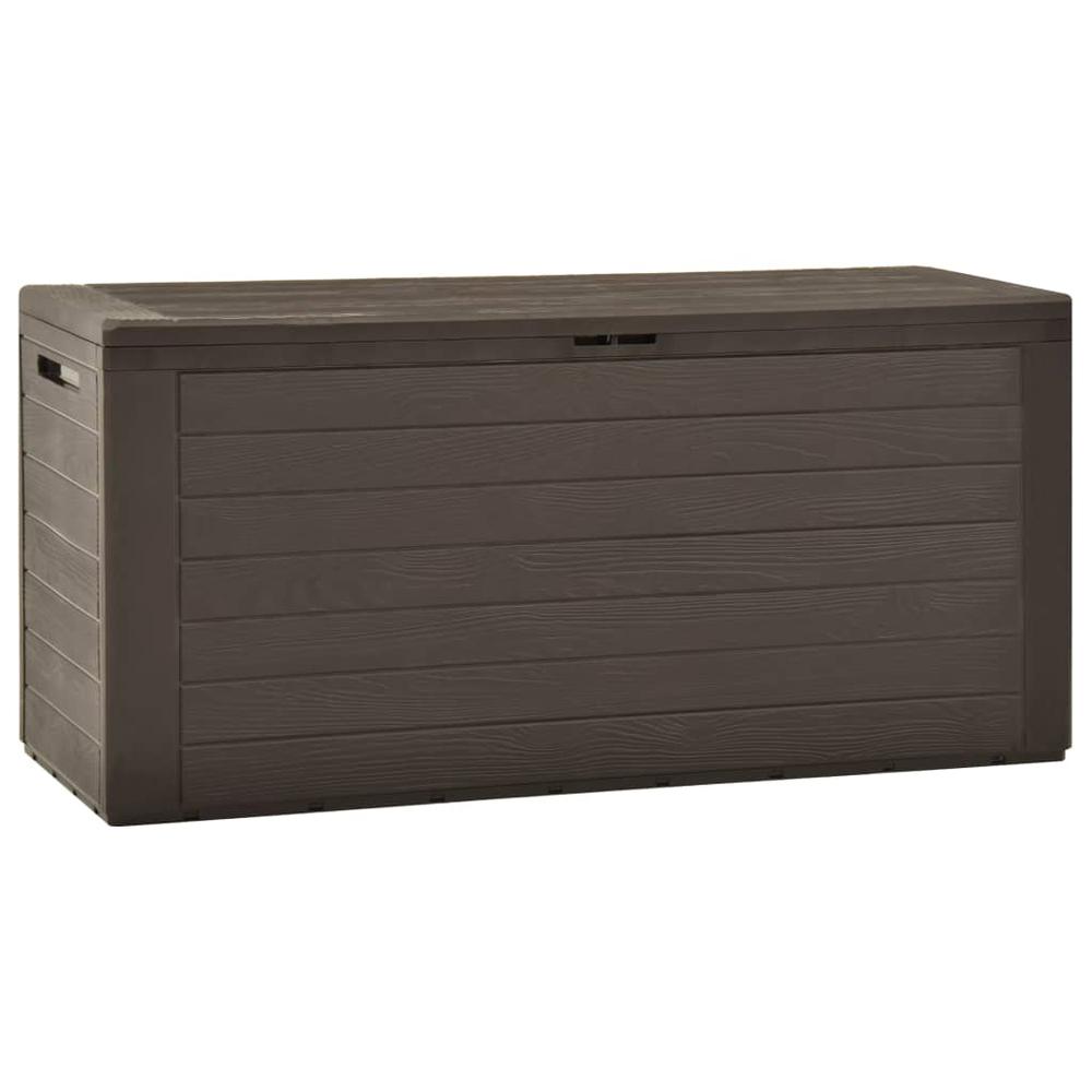 vidaXL Garden Storage Box Brown 45.7"x17.3"x21.7", 49443