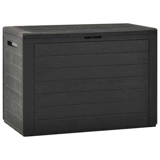 vidaXL Garden Storage Box Anthracite 38.7"x17.3"x21.7", 49444