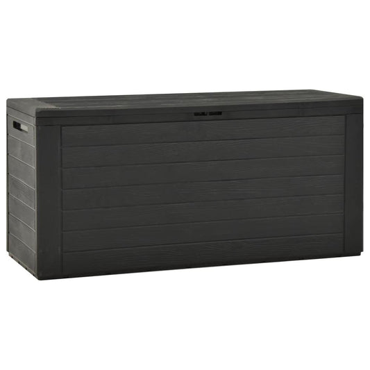 vidaXL Garden Storage Box Anthracite 45.7"x17.3"x21.7", 49445