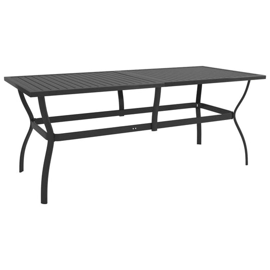 vidaXL Garden Table Anthracite 74.8"x31.5"x28.3" Steel, 312170