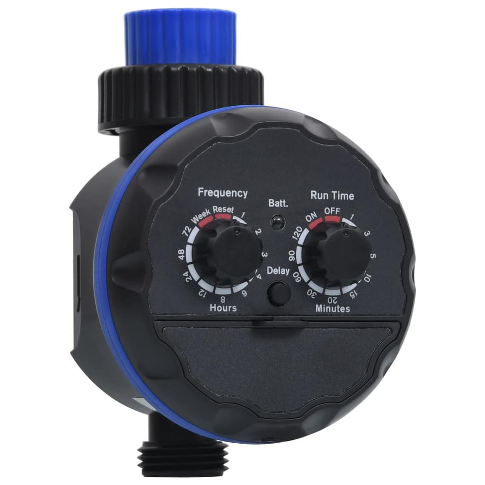 vidaXL Single Outlet Water Timer with Ball Valves 7888