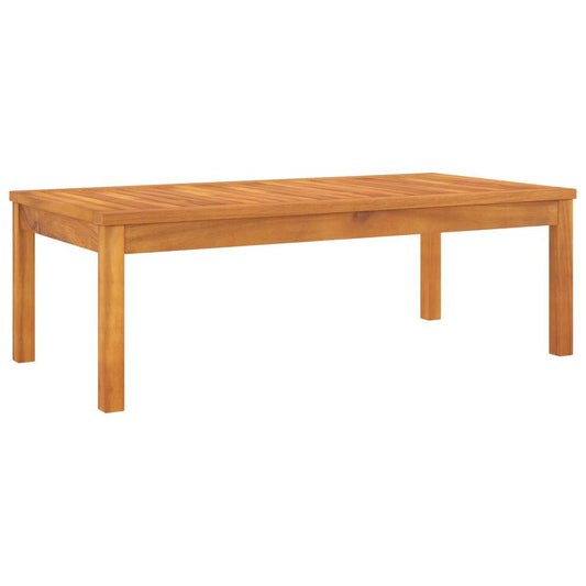 vidaXL Coffee Table 39.4"x19.7"x13" Solid Acacia Wood 1833