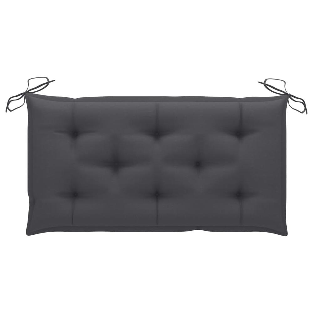 vidaXL Garden Bench Cushion Anthracite 39.4"x19.7"x2.8" Fabric, 314932