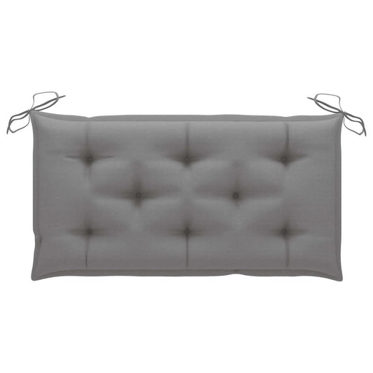 vidaXL Garden Bench Cushion Gray 39.4"x19.7"x2.8" Fabric, 314933