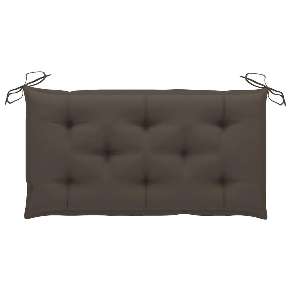 vidaXL Garden Bench Cushion Taupe 39.4"x19.7"x2.8" Fabric, 314940