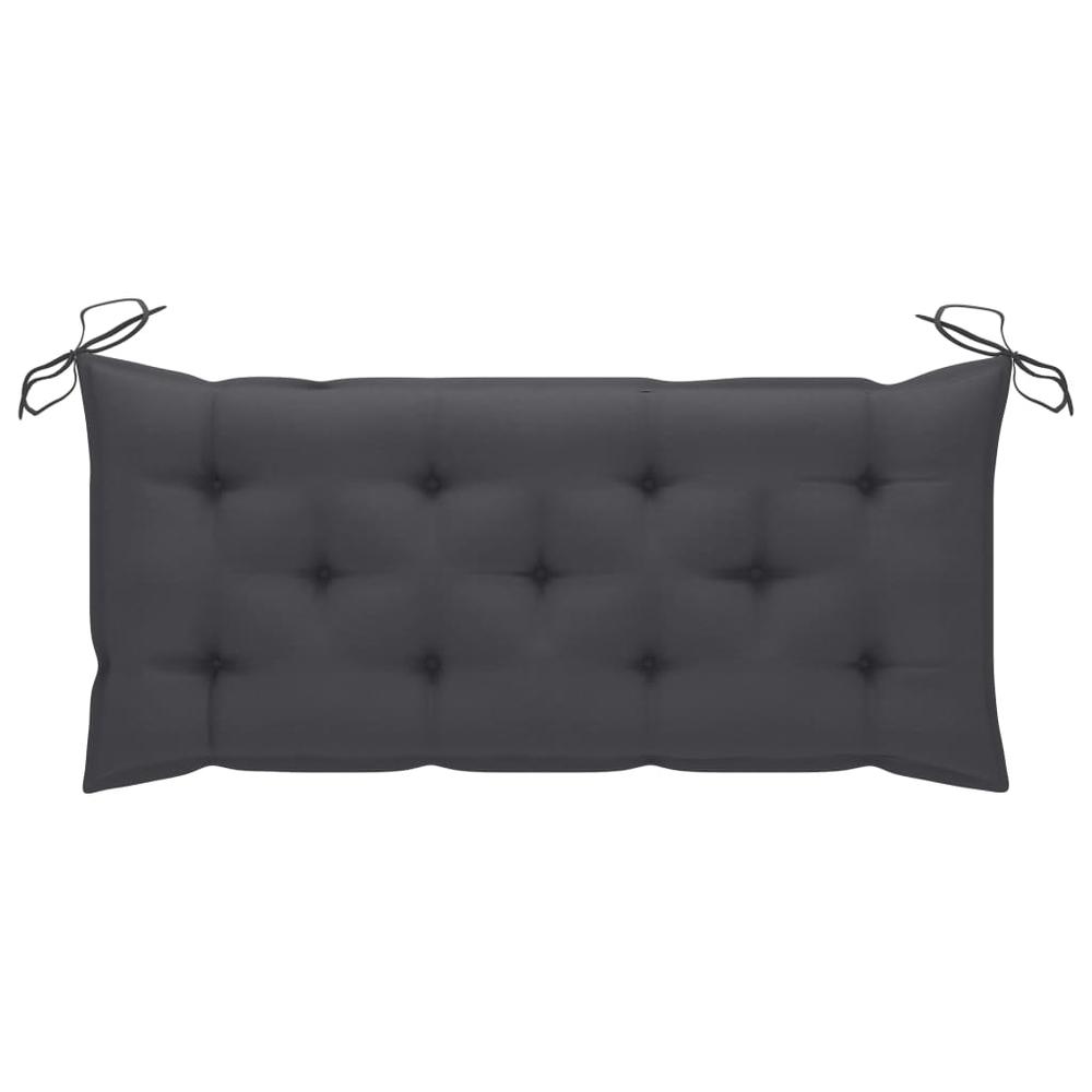 vidaXL Garden Bench Cushion Anthracite 47.2"x19.7"x2.8" Fabric, 314944