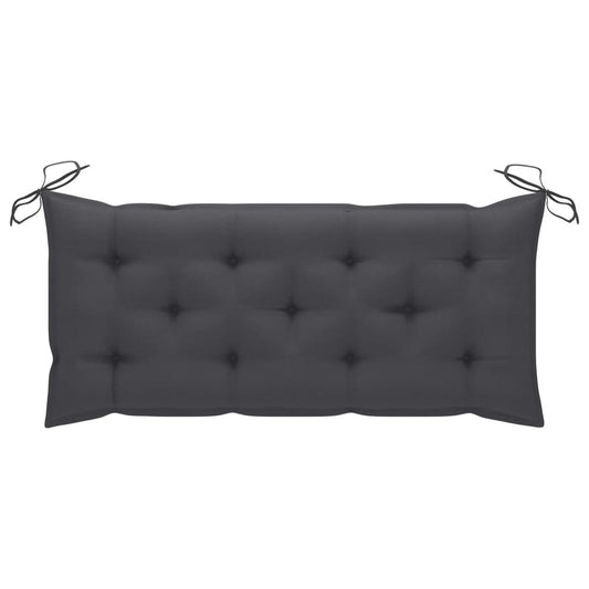 vidaXL Garden Bench Cushion Anthracite 47.2"x19.7"x2.8" Fabric, 314944