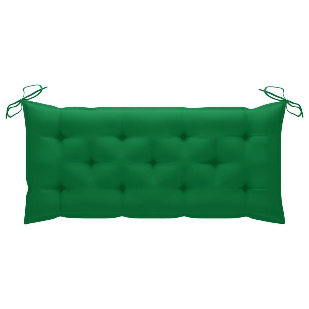 vidaXL Garden Bench Cushion Green 47.2"x19.7"x2.8" Fabric, 314949