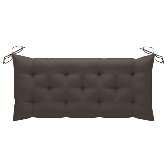 vidaXL Garden Bench Cushion Taupe 47.2"x19.7"x2.8" Fabric, 314952