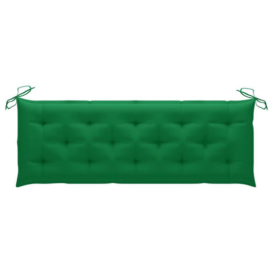 vidaXL Garden Bench Cushion Green 59.1"x19.7"x2.8" Fabric, 314961