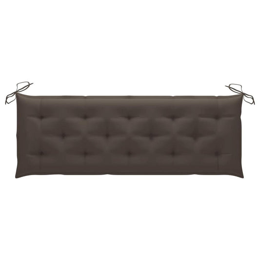 vidaXL Garden Bench Cushion Taupe 59.1"x19.7"x2.8" Fabric, 314964