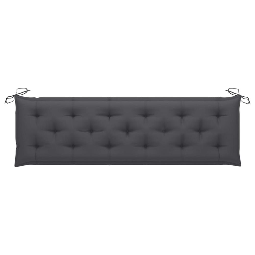 vidaXL Garden Bench Cushion Anthracite 70.9"x19.7"x2.8" Fabric, 314968