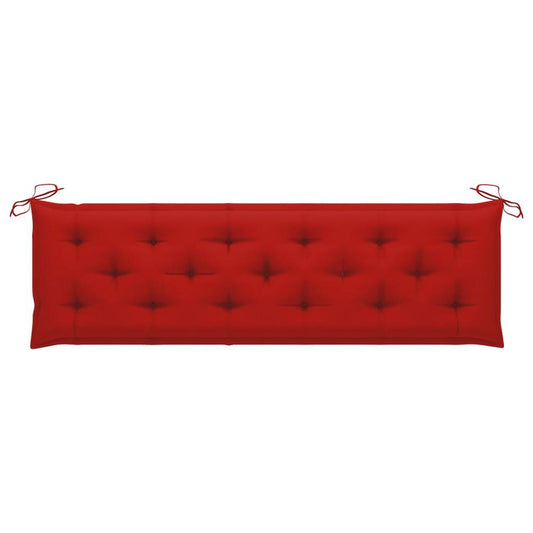 vidaXL Garden Bench Cushion Red 70.9"x19.7"x2.8" Fabric, 314974