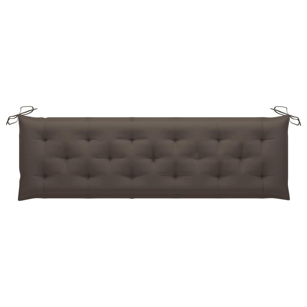 vidaXL Garden Bench Cushion Taupe 70.9"x19.7"x2.8" Fabric, 314976