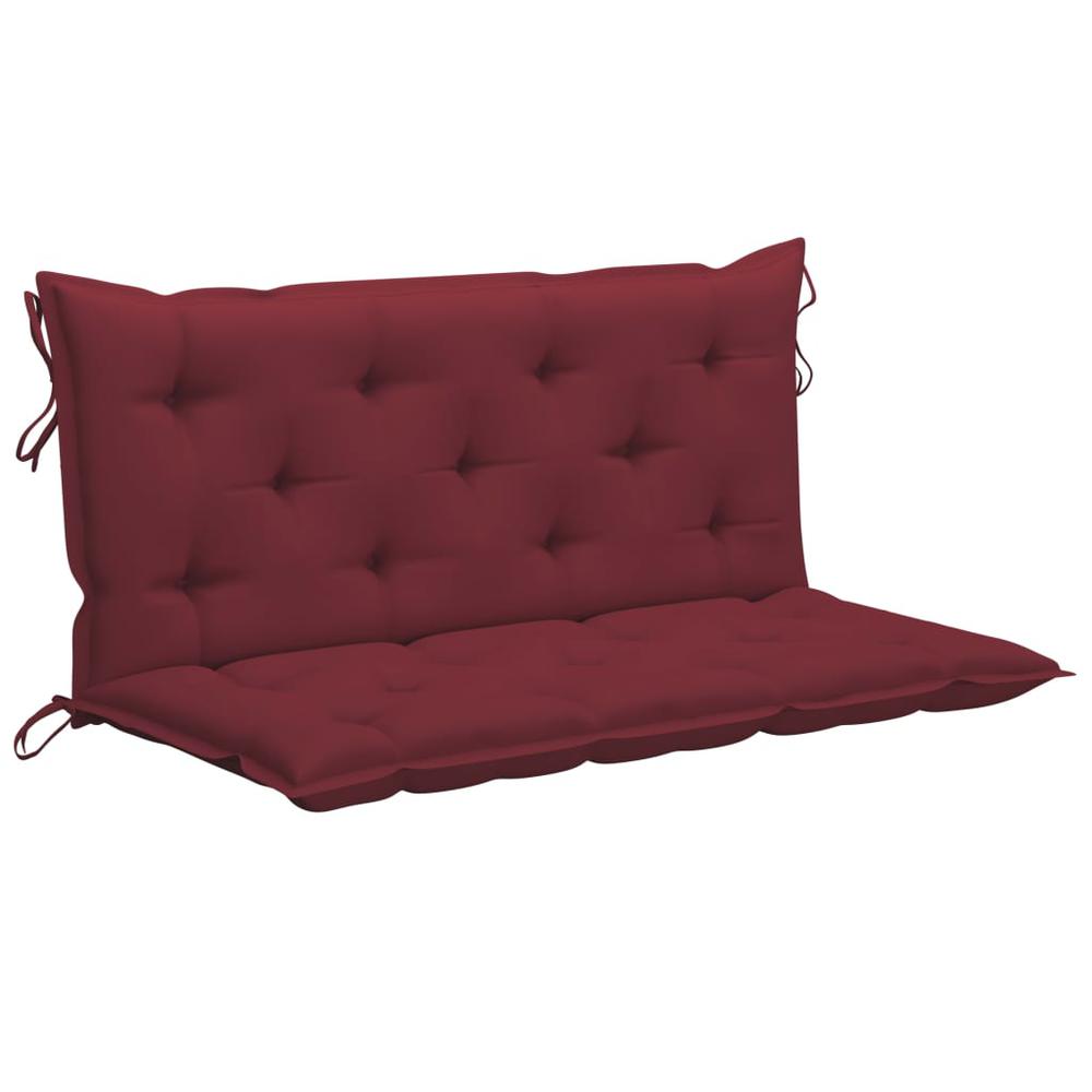 vidaXL Cushion for Swing Chair Wine Red 47.2" Fabric, 315013