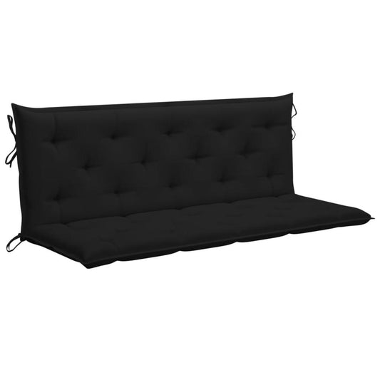 vidaXL Cushion for Swing Chair Black 59.1" Fabric, 315023