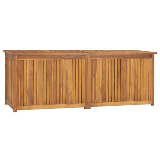 vidaXL Patio Box 59.1"x19.7"x21.7" Solid Wood Teak