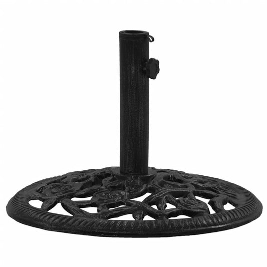 vidaXL Umbrella Base Black 18.9"x18.9"x13" Cast Iron