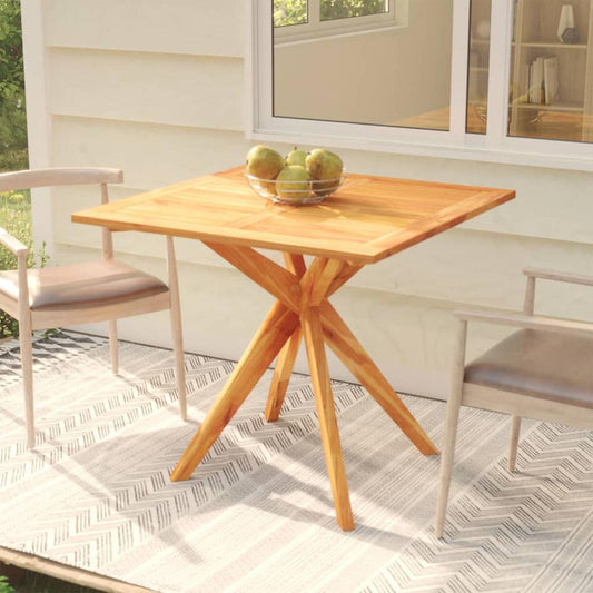 vidaXL Patio Table 33.5"x33.5"x29.5" Solid Wood Acacia, 316256