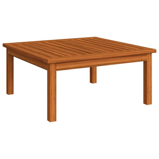 vidaXL Patio Lounge Table 24.8"x24.8"x11.8" Solid Acacia Wood