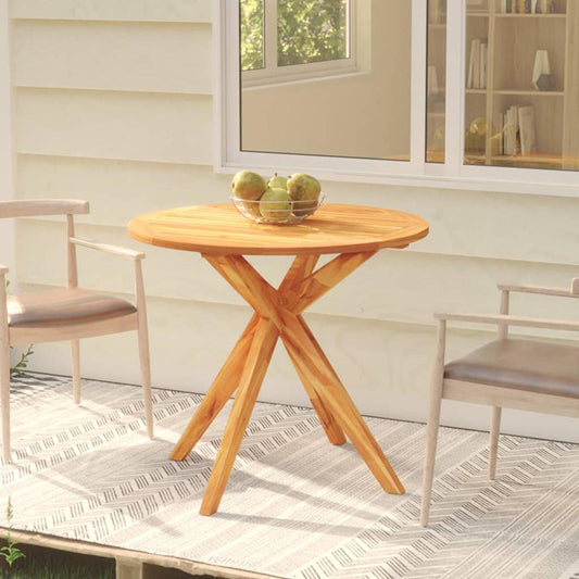 vidaXL Patio Table 33.5"x33.5"x29.5" Solid Wood Acacia, 316254