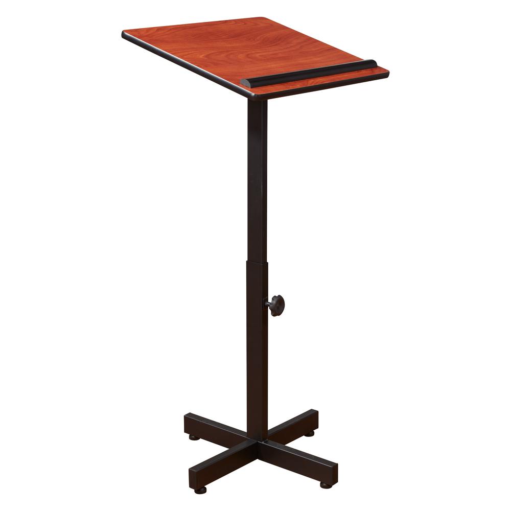 Oklahoma Sound¬Æ Portable Presentation Lectern Stand, Cherry