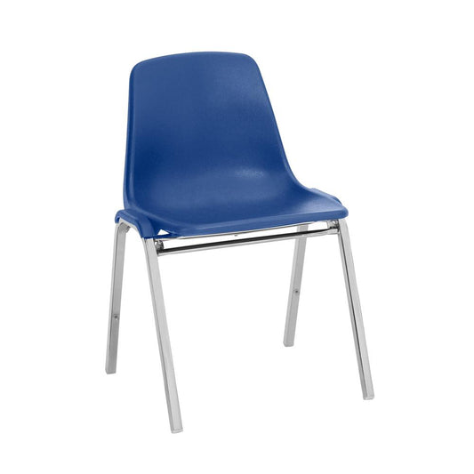 NPS¬Æ 8100 Series Poly Shell Stacking Chair, Blue