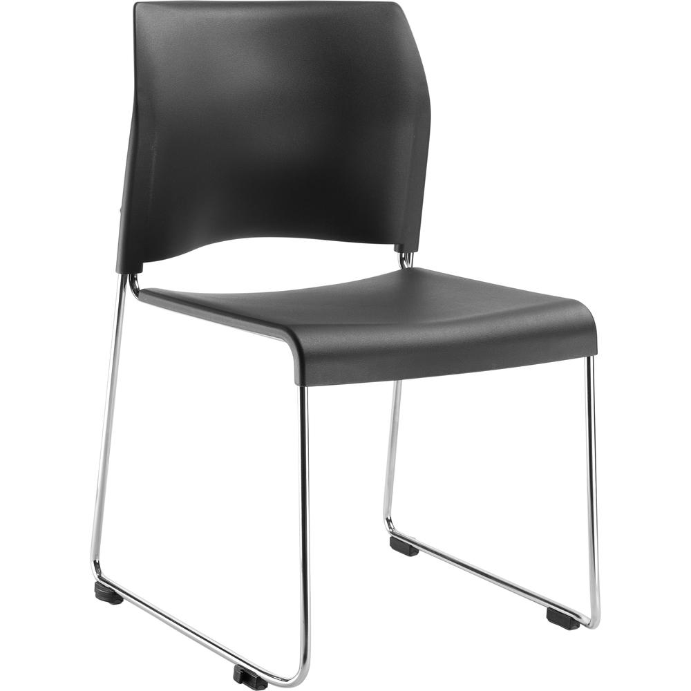 NPS¬Æ 8800 Series Cafetorium Plastic Stack Chair, Charcoal