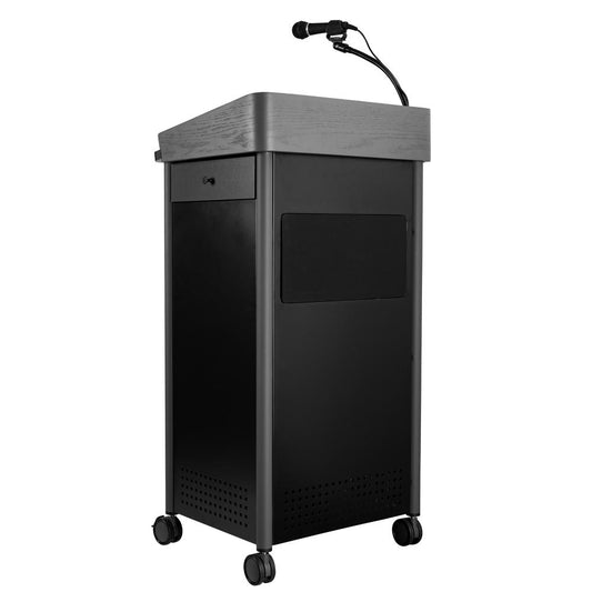 Oklahoma Sound¬Æ Greystone Lectern with Sound, Charcoal