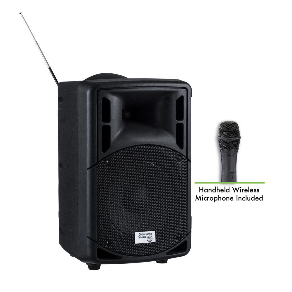 Oklahoma Sound¬Æ 40 Watt Wireless PA System w/ Wireless Handheld Mic