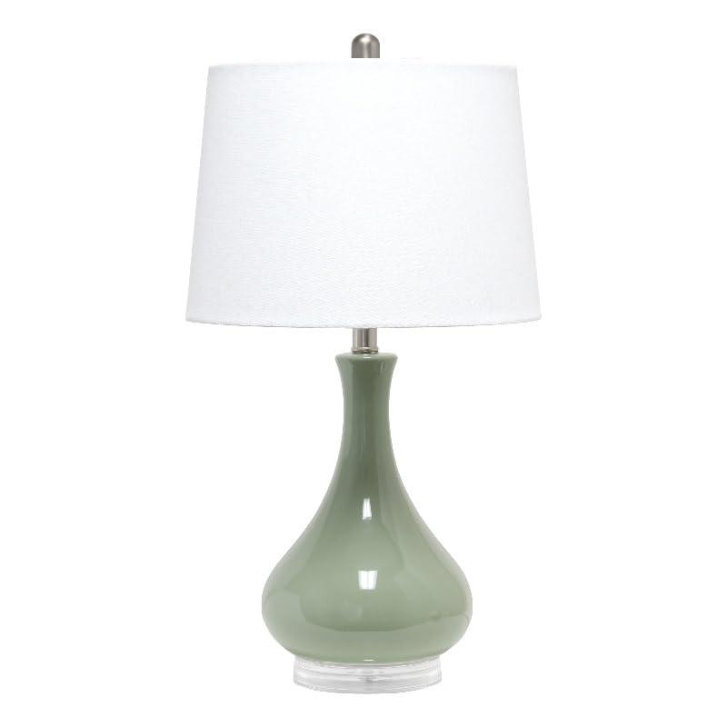 26.25" Classix Modern Ceramic Droplet Table Lamp