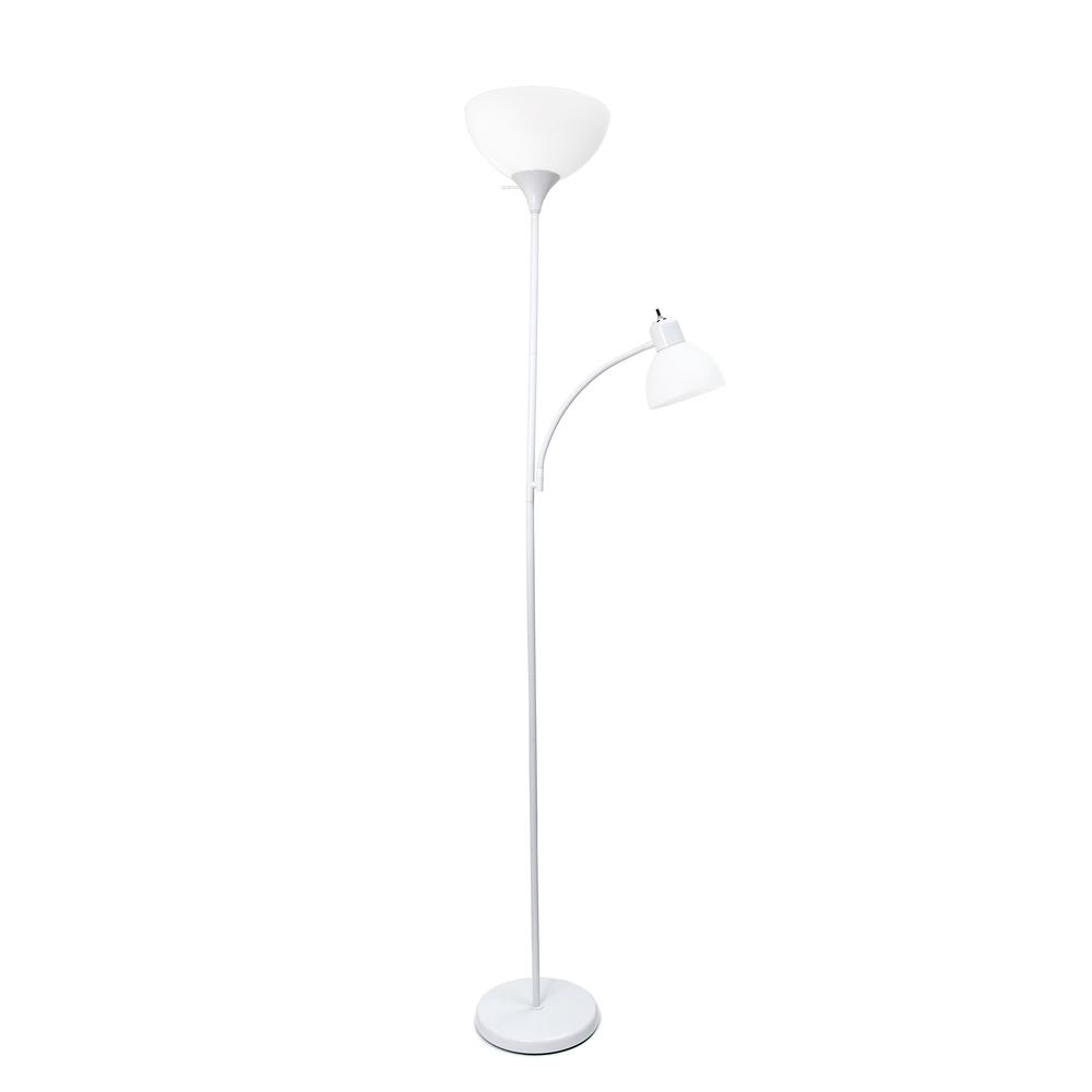 Creekwood Home Essentix 71.5" Tall  Floor Lamp, White