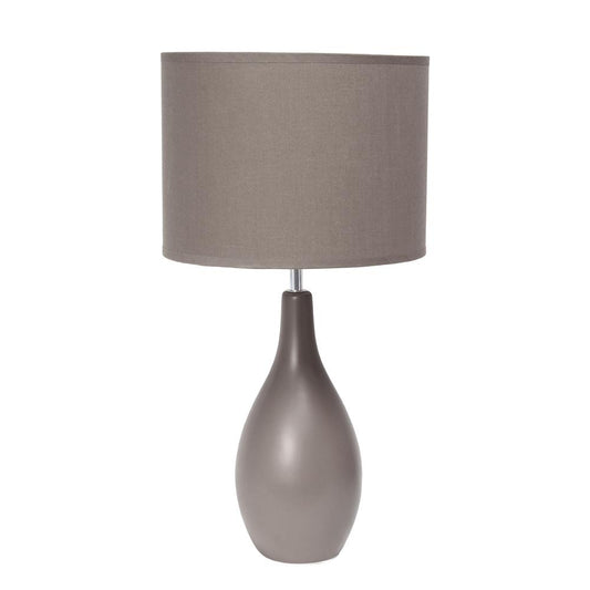 Creekwood Home Essentix 18.11"  Table Desk Lamp, Gray