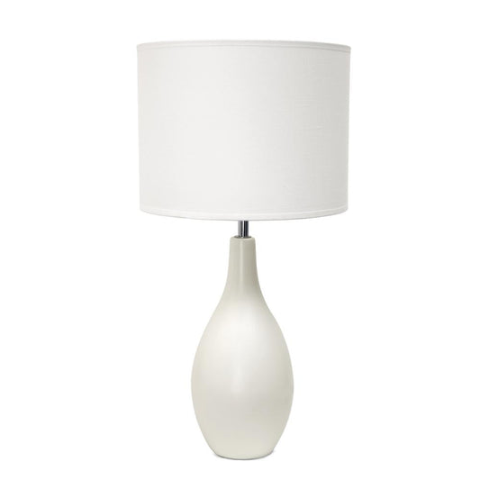 Creekwood Home Essentix 18.11"  Table Desk Lamp, Off White