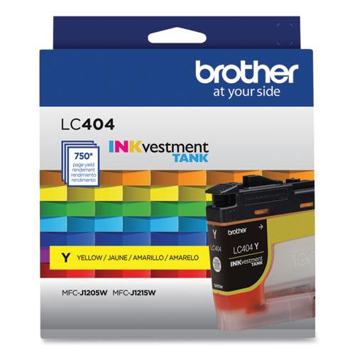 LC404YS INKvestment Ink, 750 Page-Yield, Yellow