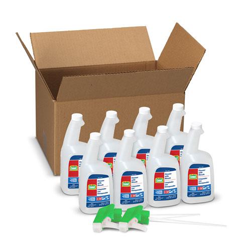 Cleaner with Bleach, 32 oz Spray Bottle, 8/Carton