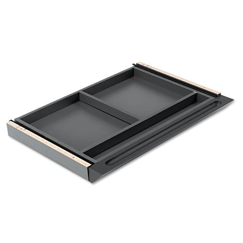 Laminate Center Drawer, Aberdeen & Brighton Series, 25w x 18d x 2h, Black