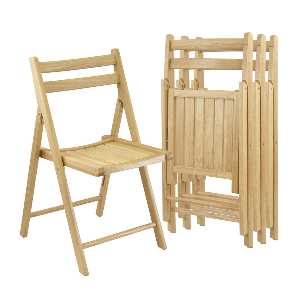 Robin 4-PC Folding Chair Set Natural