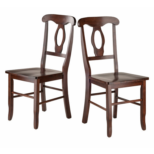 Renaissance 2-Pc Set Key Hole Back Chairs